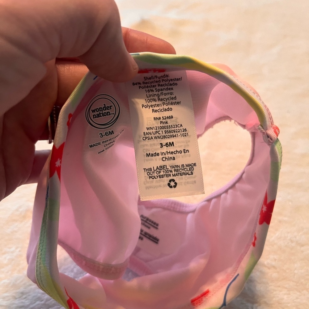 Wonder Nation Baby Swimsuit Set - Picture 2 of 3